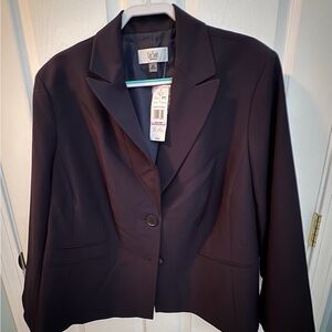 Le Suit Women's Dark Navy 2-Piece Suit